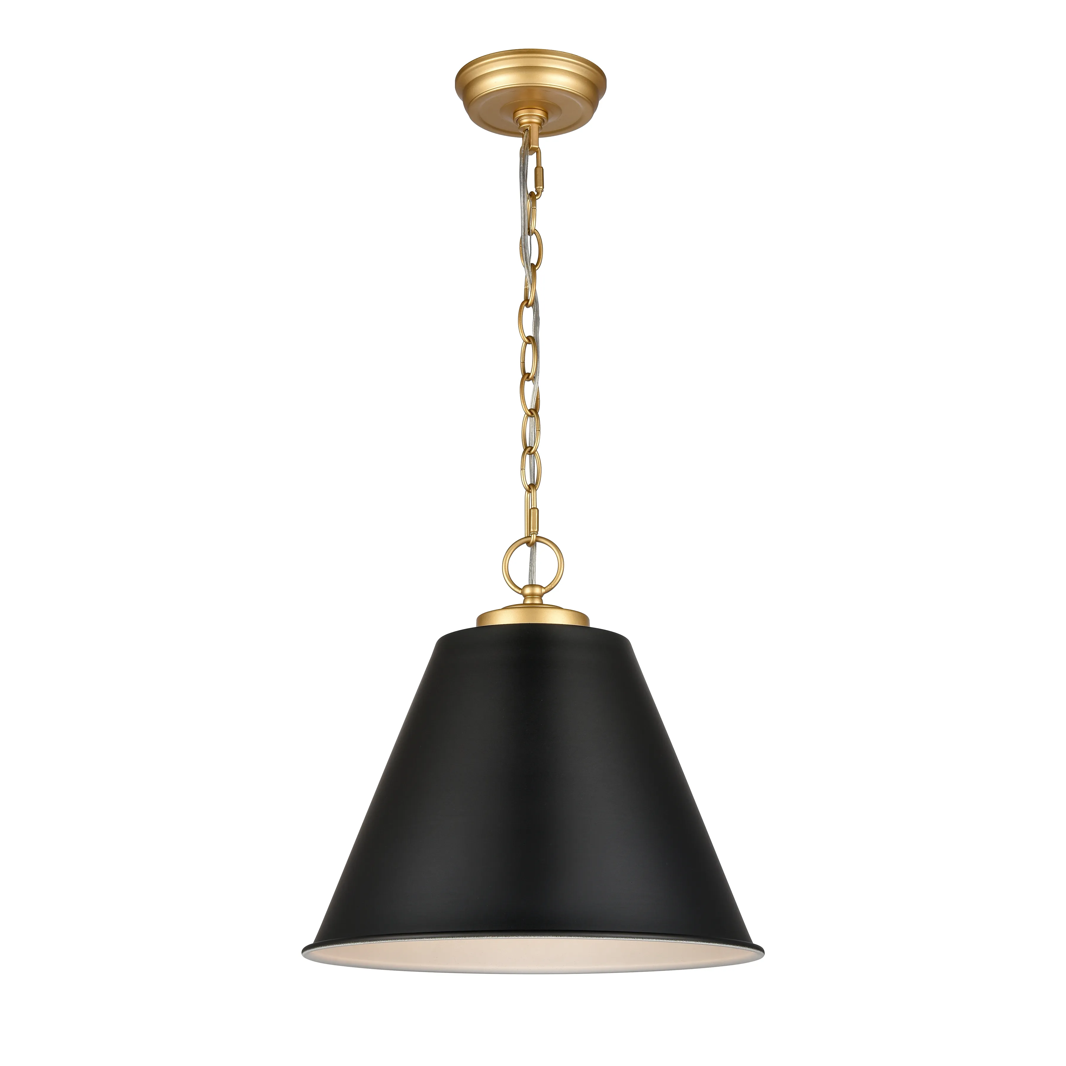 Vellus 14" Wide 1-Light Pendant - Matte Black