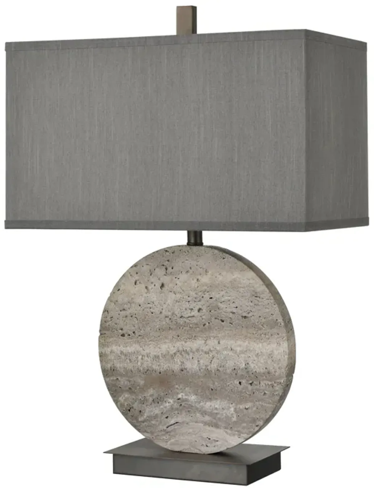 Vermouth 26.5" High 1-Light Table Lamp - Gray