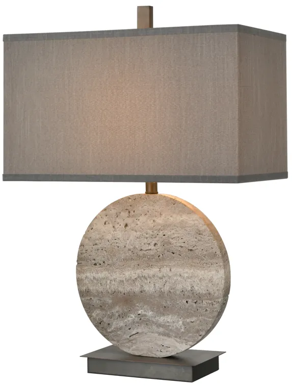 Vermouth 26.5" High 1-Light Table Lamp - Gray