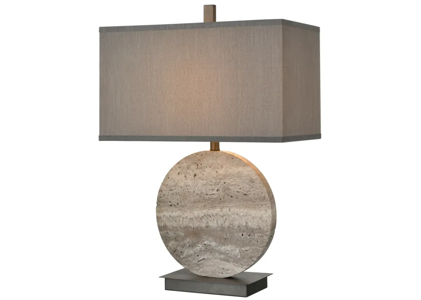 Vermouth 26.5" High 1-Light Table Lamp - Gray