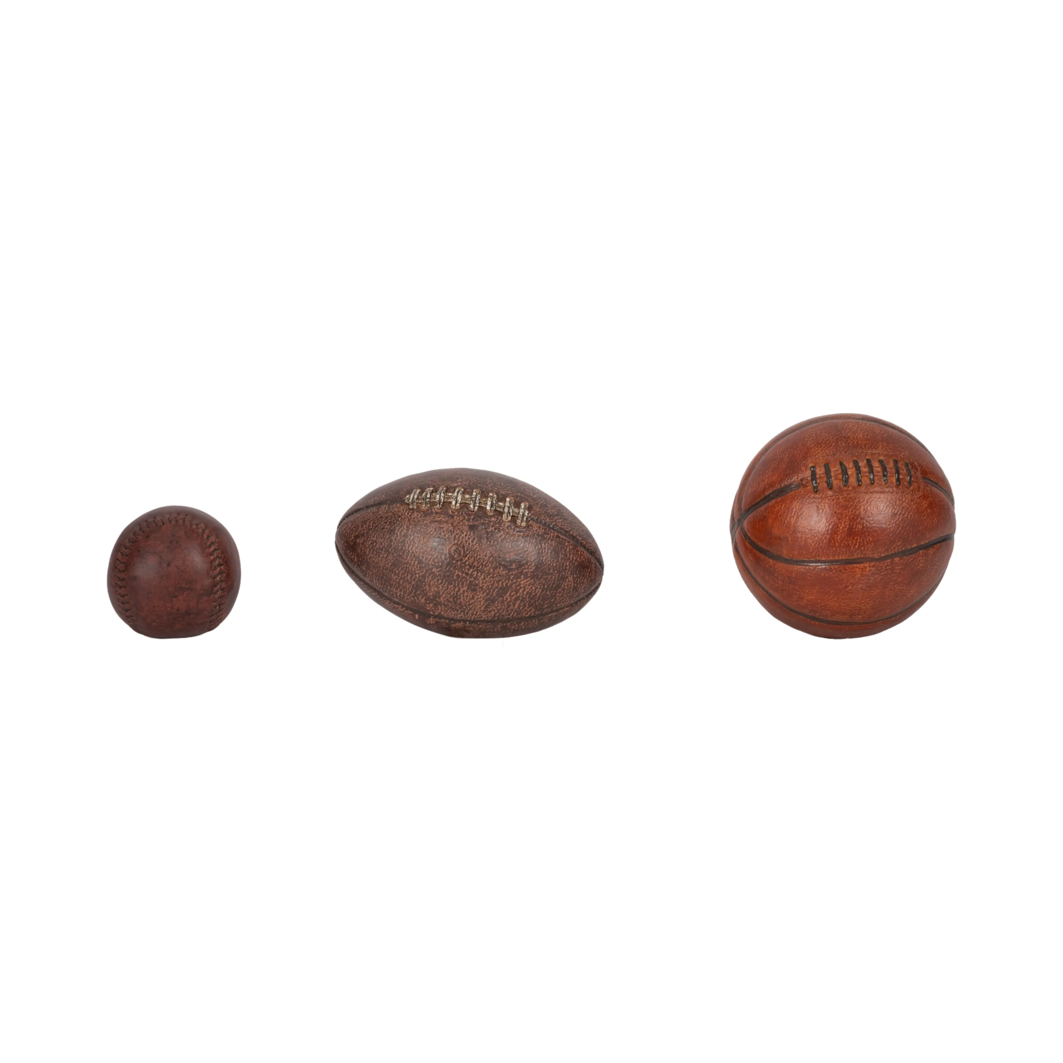 S/3 3/5/6" Sports Ball Objects, Multi