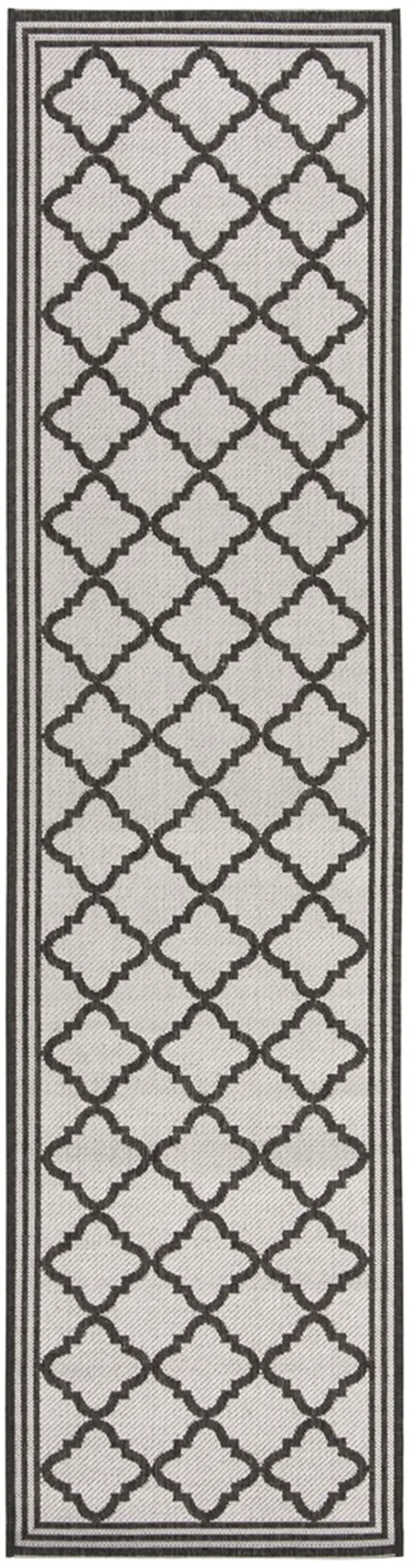 BEACH HOUSE 121 Grey 2'-2' X 10' Runner Rug