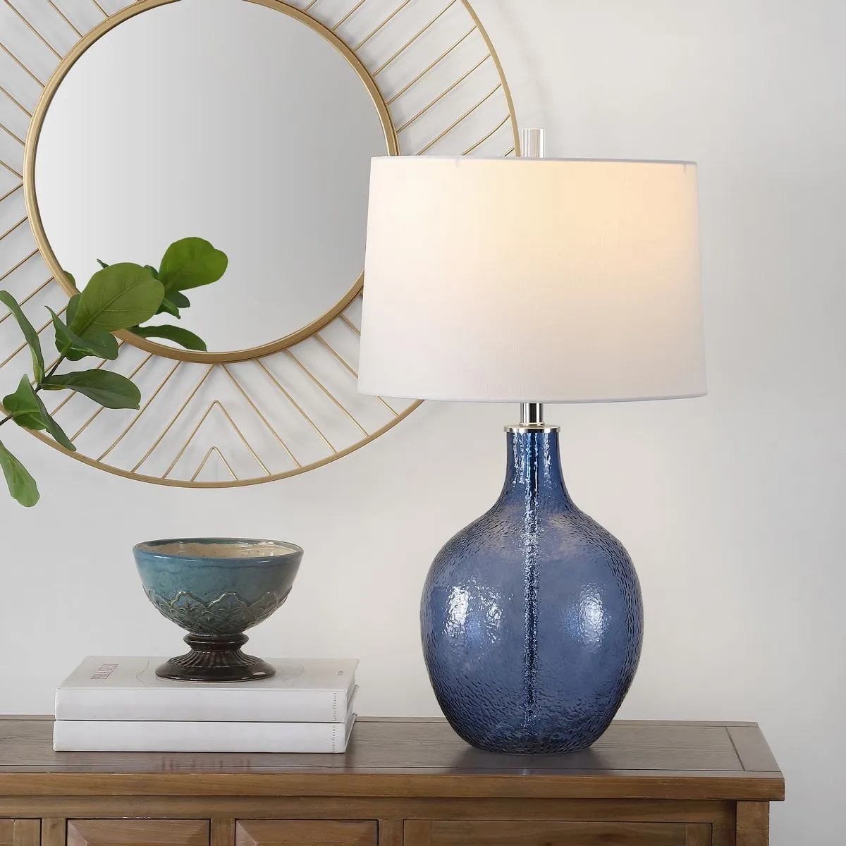 NADINE GLASS TABLE LAMP 