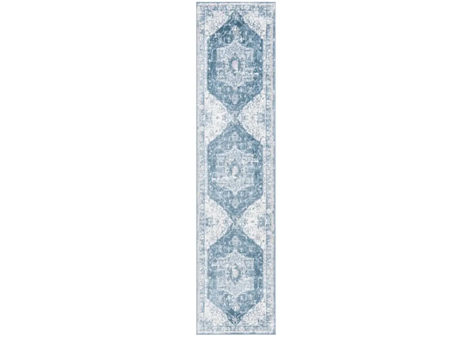 LAYLA 108  Blue 2'-2' X 9' Runner Rug