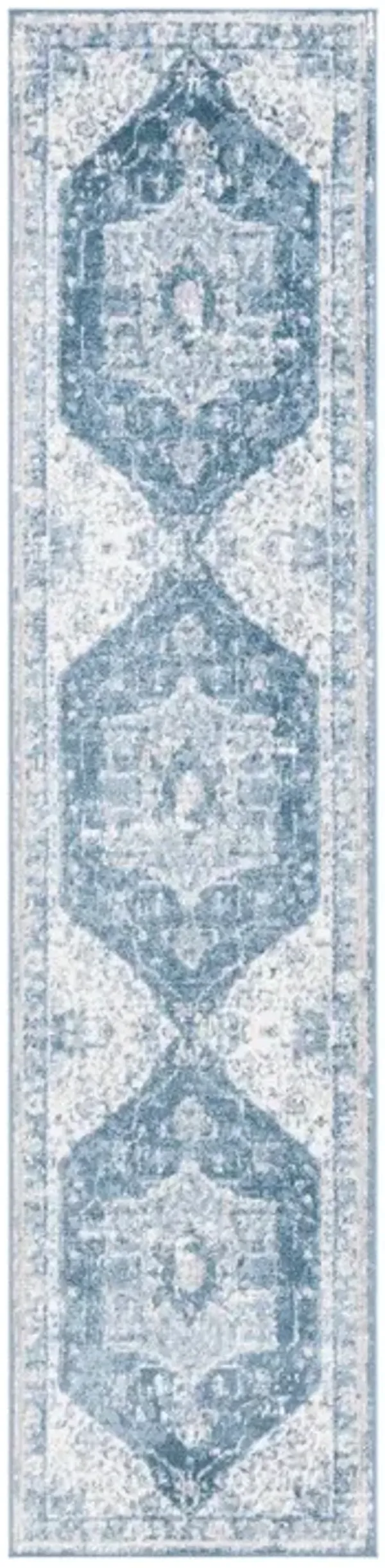 LAYLA 108  Blue 2'-2' X 9' Runner Rug