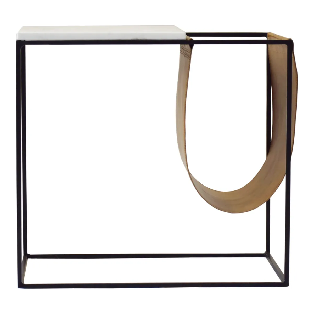 Cave Magazine Rack Side Table