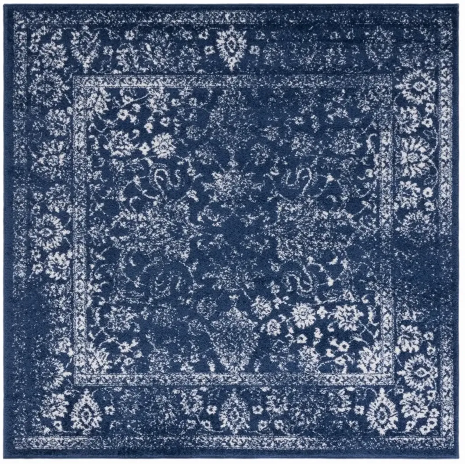 ADIRONDACK 109 NAVY  3' x 3' Square Square Rug