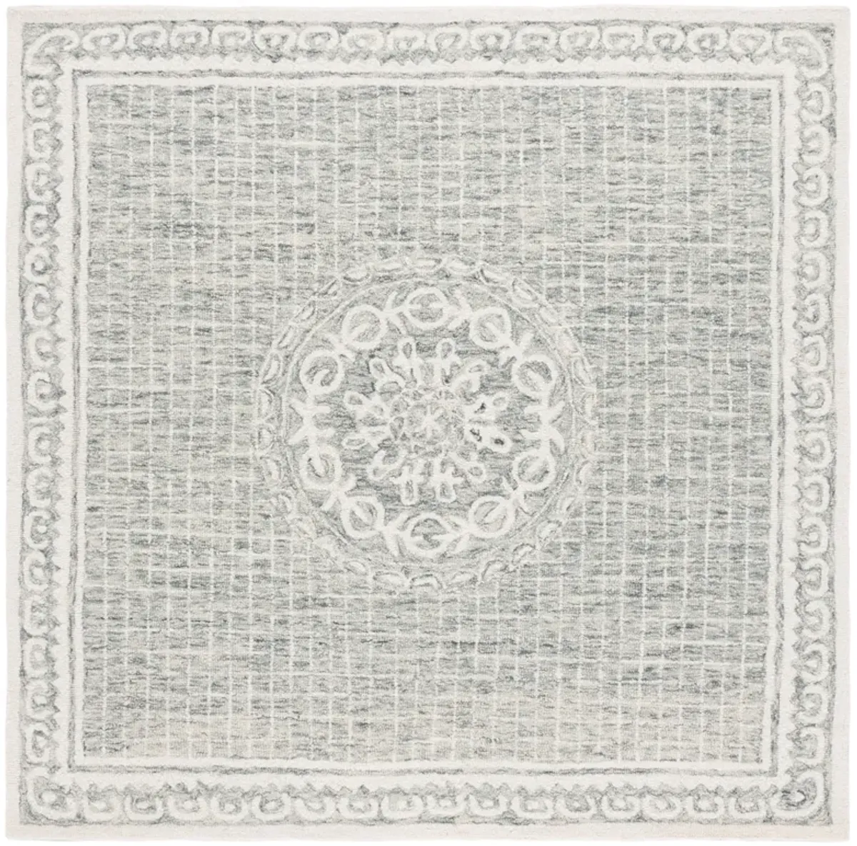 EBONY Hand Tufted 6' x 6' Square area rug