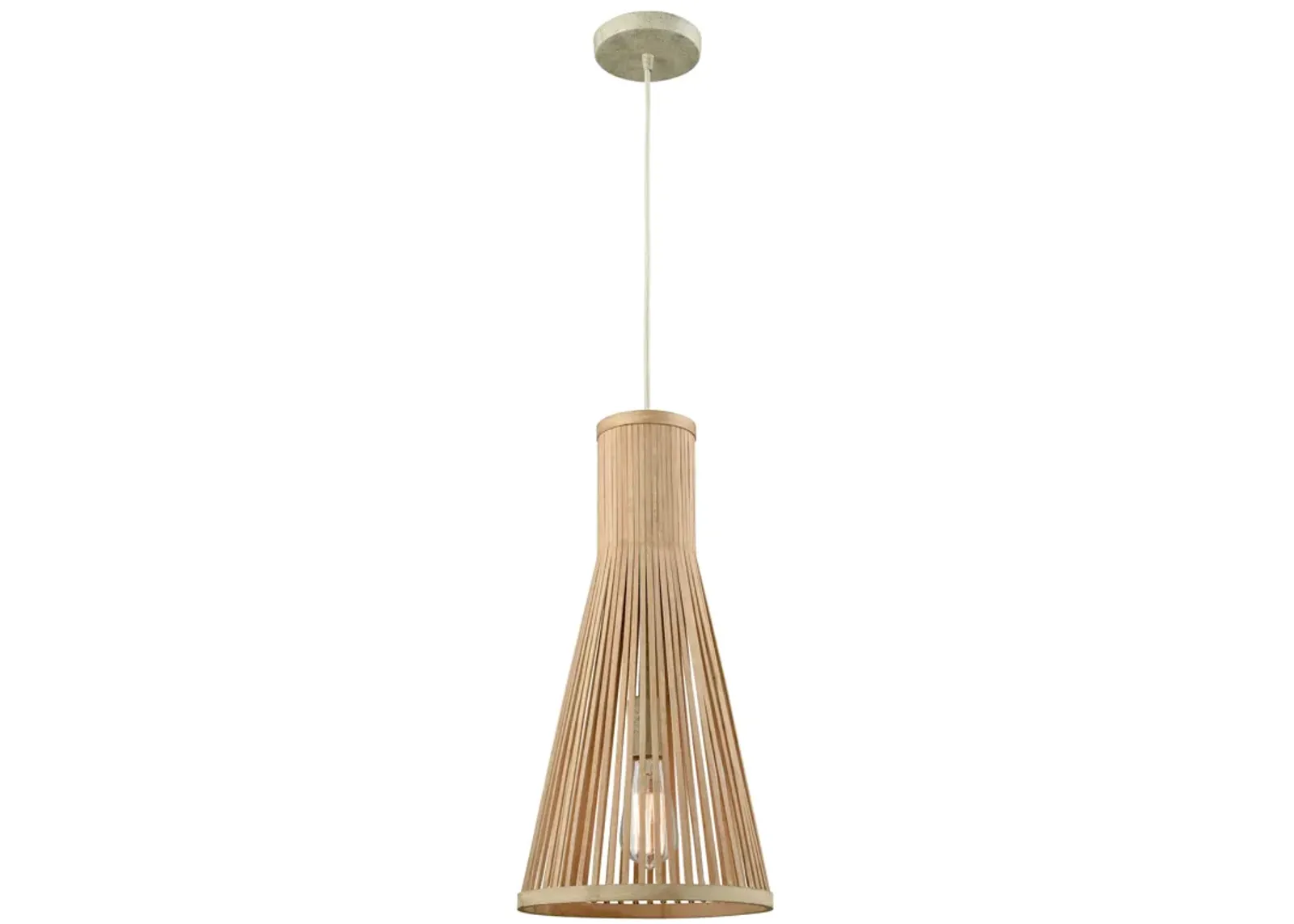 Pleasant Fields 10" Wide 1-Light Mini Pendant - Russet Beige