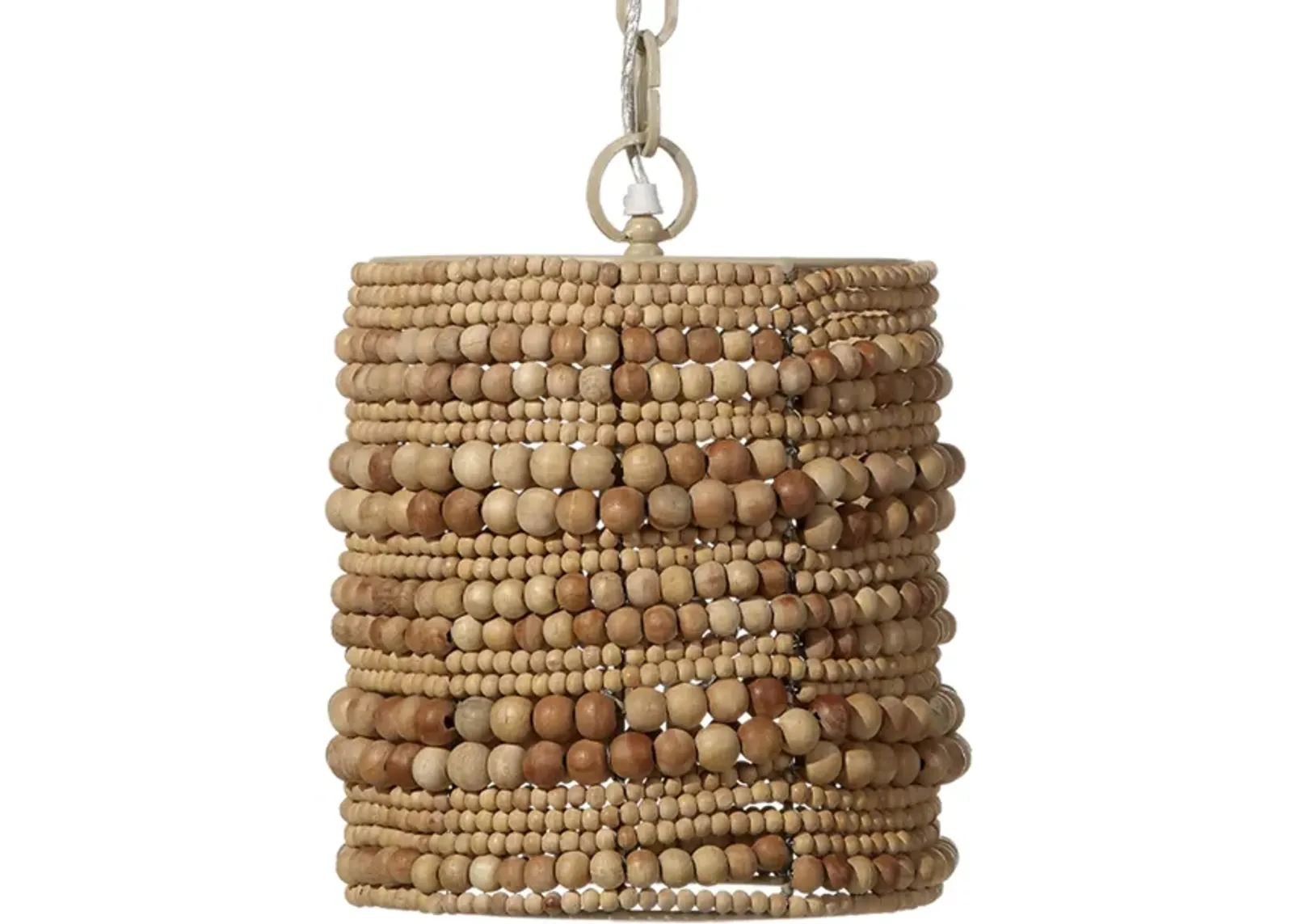 Strand Wood Beaded Pendant