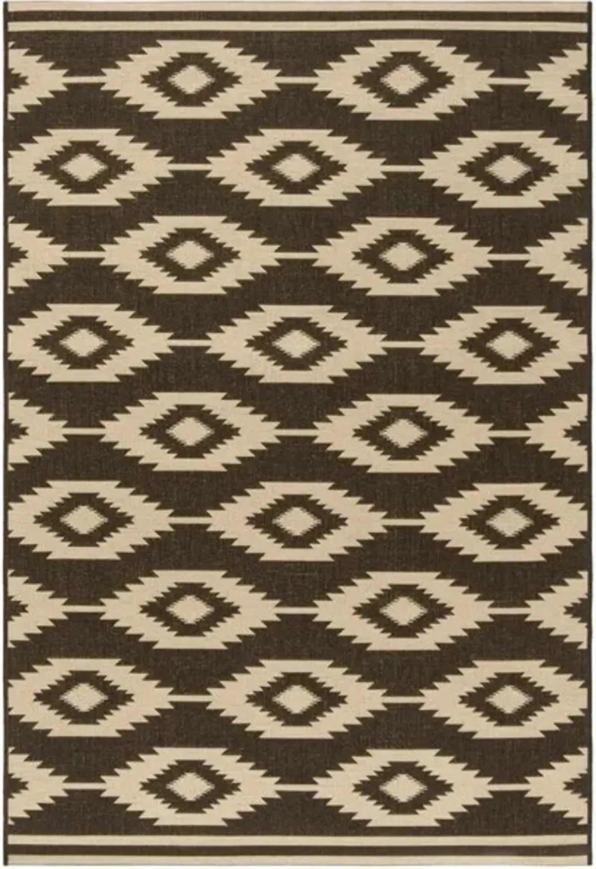 LINDEN 171 Collection LND171U-5 Creme / Brown 5'-3" X 7'-6"