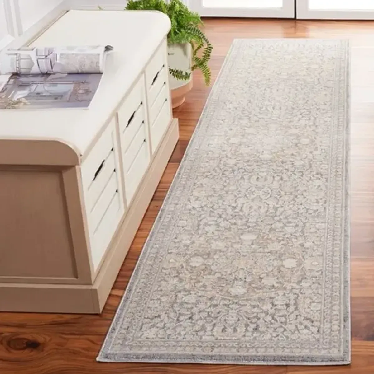 HARLOW 108 Blue 2' X 8' Runner Rug