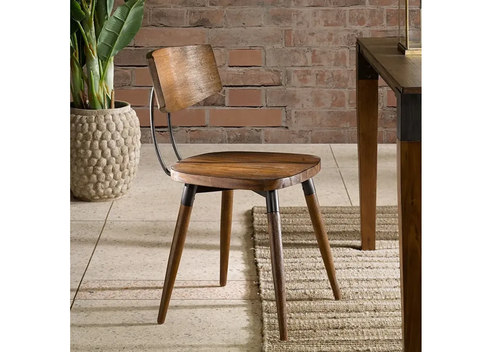 INK+IVY Frazier Brown Dining Chair(Set of 2)