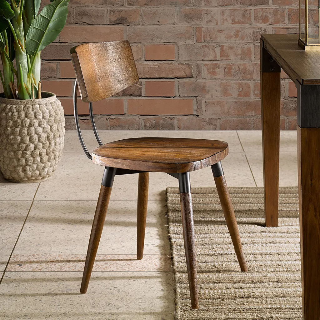 INK+IVY Frazier Brown Dining Chair(Set of 2)