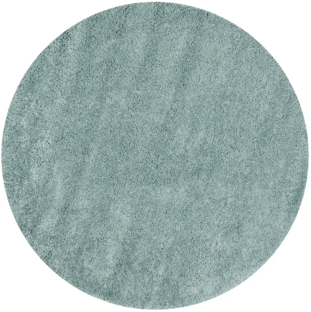 CALIFORNIA SHAG LIGHT BLUE 3' x 3' Round Round Rug