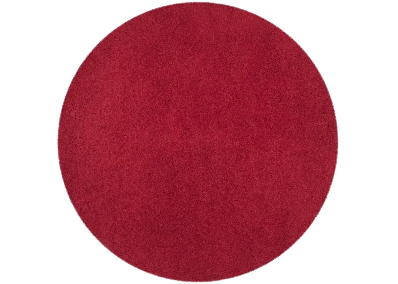 LAGUNA SHAG 303 RED 5'-3' x 5'-3' Round Round Rug