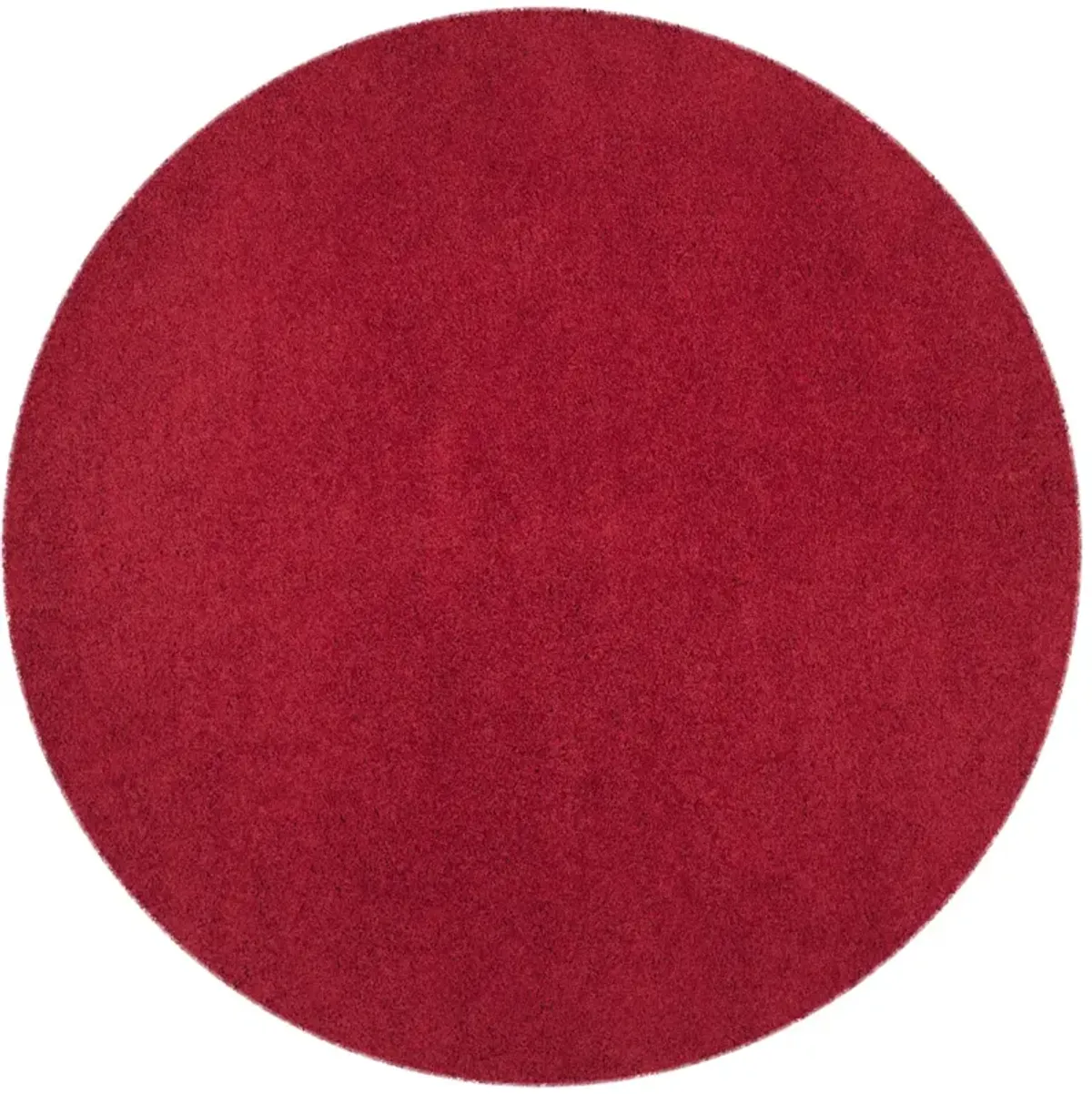 LAGUNA SHAG 303 RED 5'-3' x 5'-3' Round Round Rug