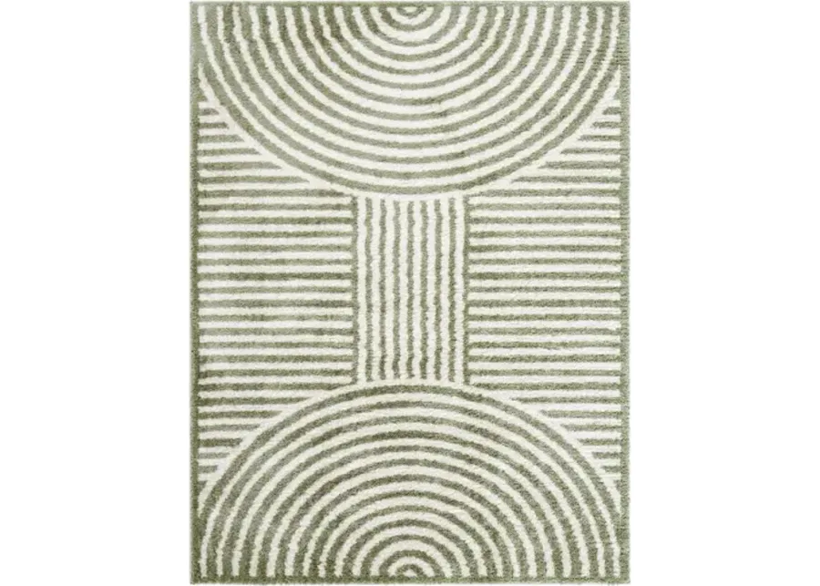 Fossay Shag FSG-2333 2'7" x 7'3" Machine Woven Rug