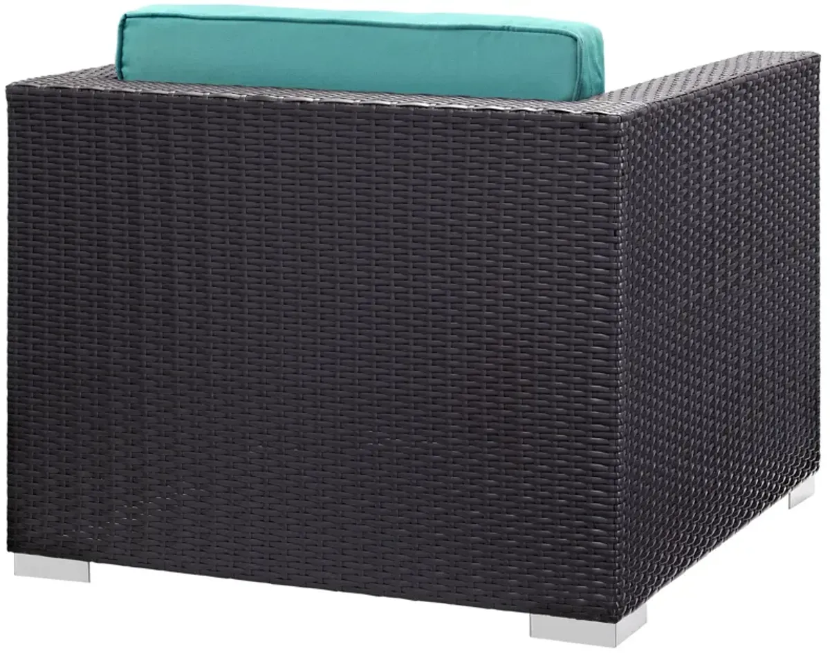 Convene 5 Piece Outdoor Patio Sectional Set