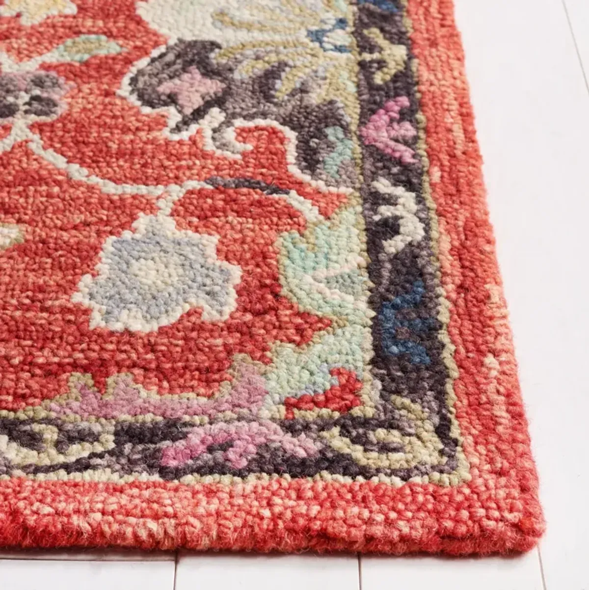 BLOSSOM 470 RED  4' x 6' Small Rectangle Rug