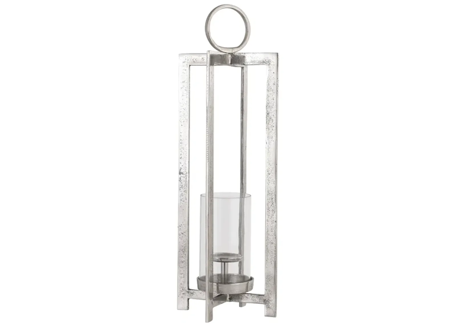 Wilmot Lantern - Large Silver