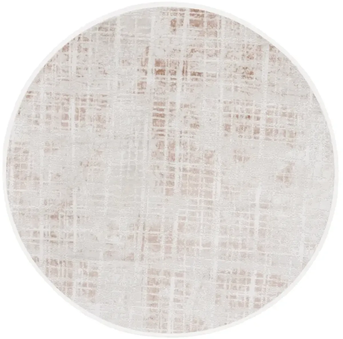 MILA 230 IVORY  6'-7' x 6'-7' Round Round Rug