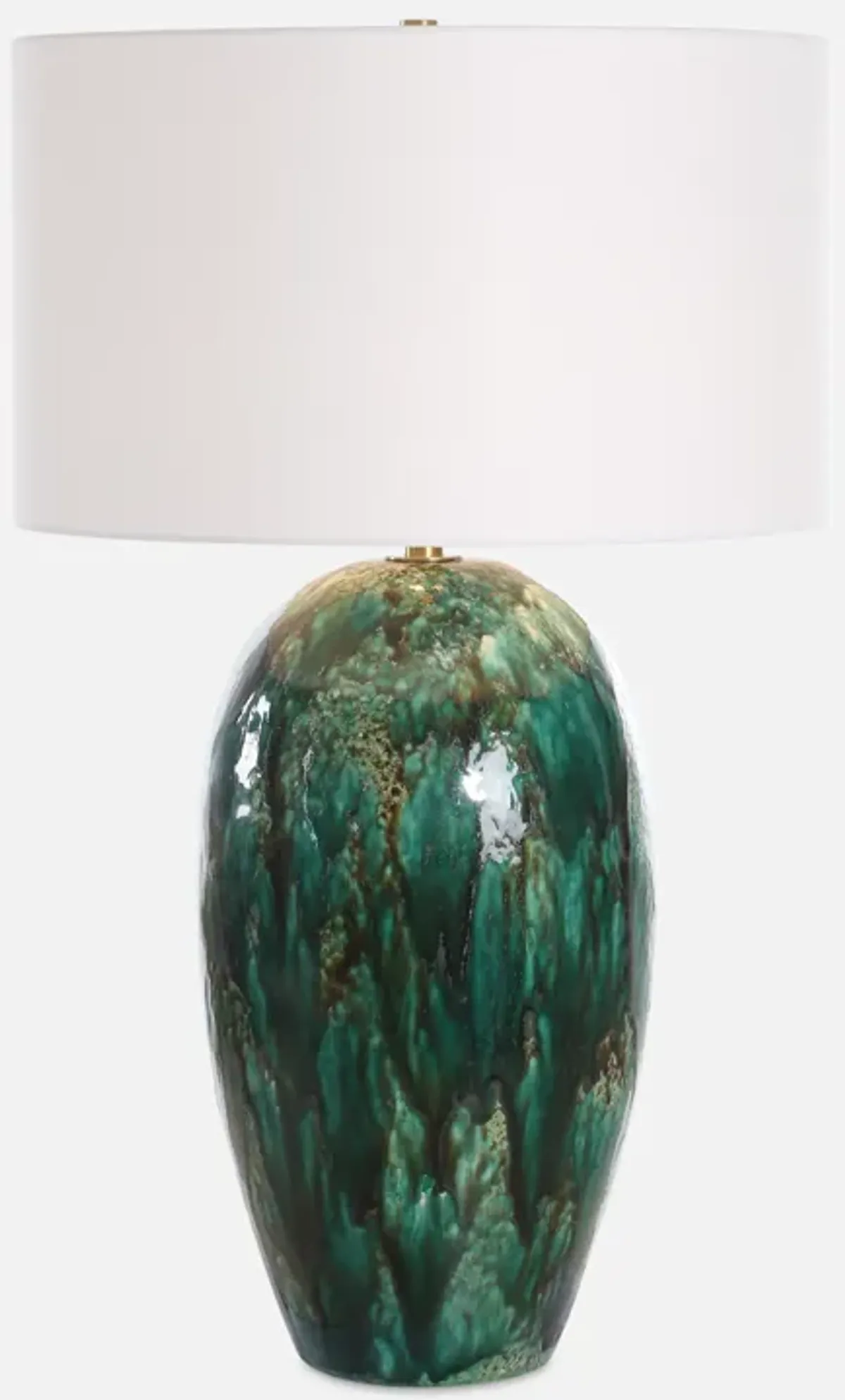 Ceralene Green Table Lamp