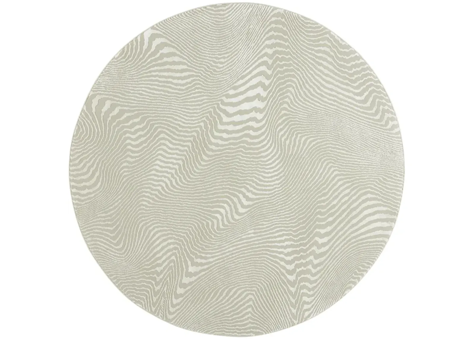 REVIVE 110 SAGE  6'-7' x 6'-7' Round Round Rug