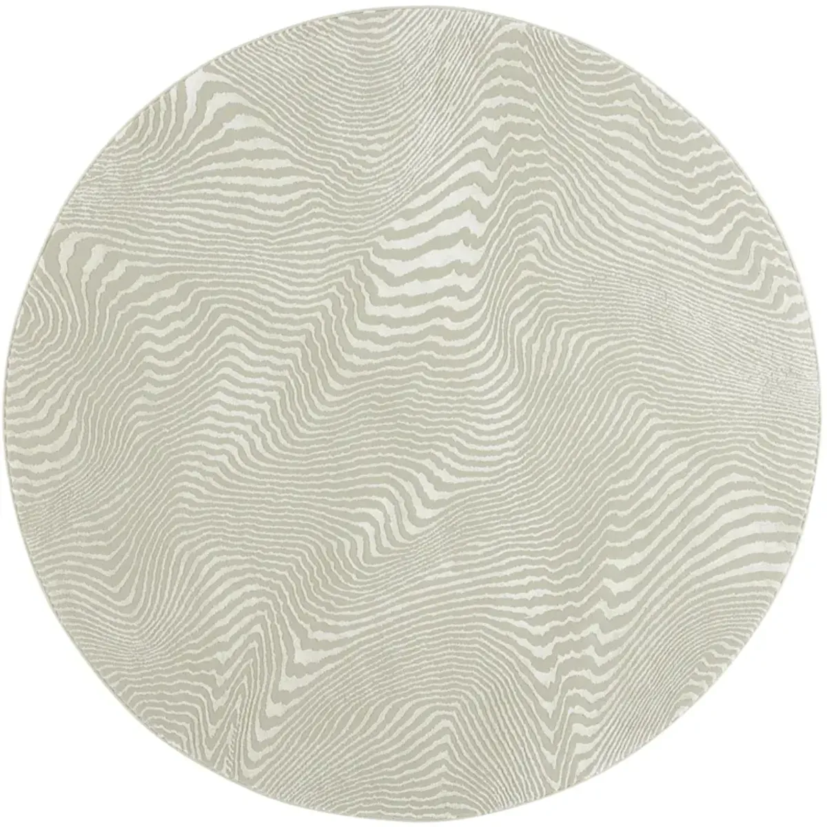 REVIVE 110 SAGE  6'-7' x 6'-7' Round Round Rug