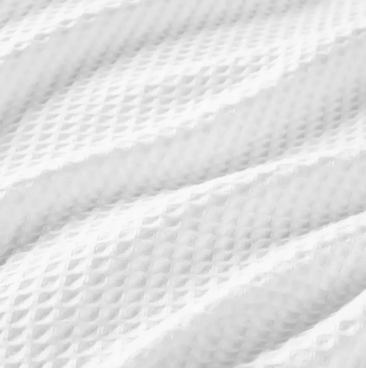 Beautyrest Cotton Waffle Weave White Cotton Blanket