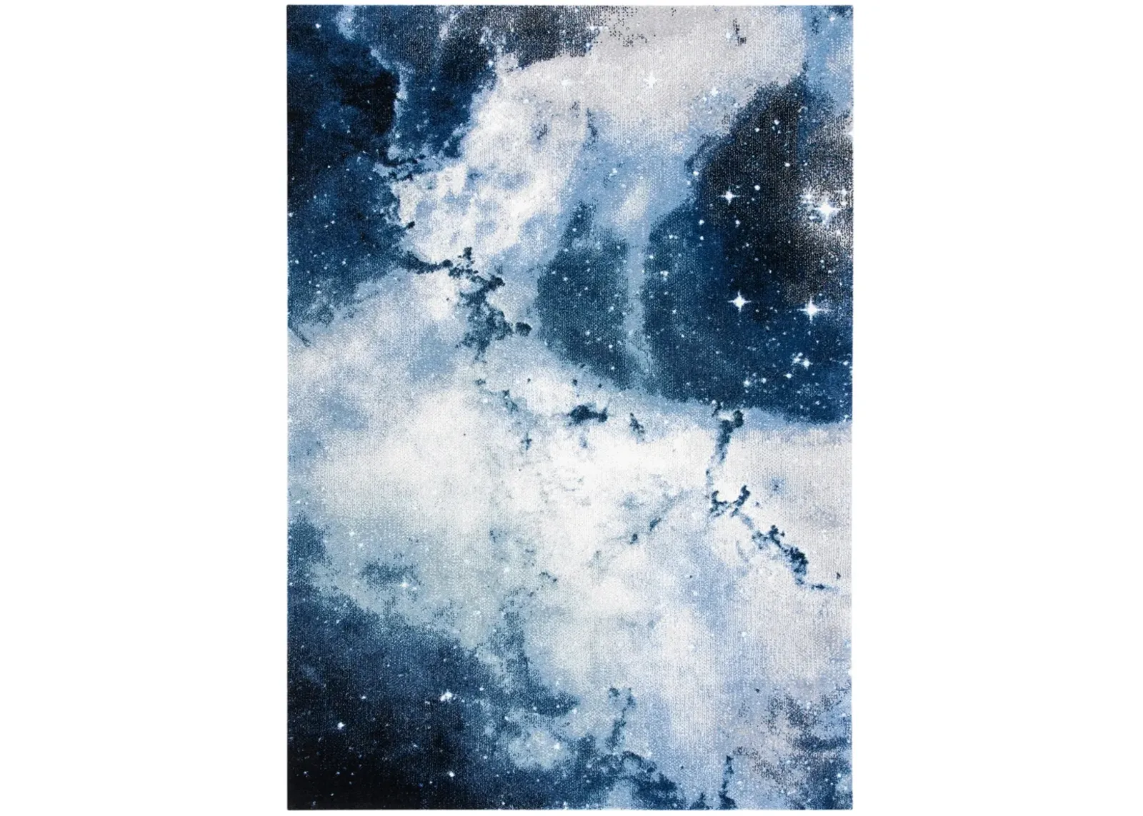 GALAXY 109 BLUE  8' x 10' Large Rectangle Rug