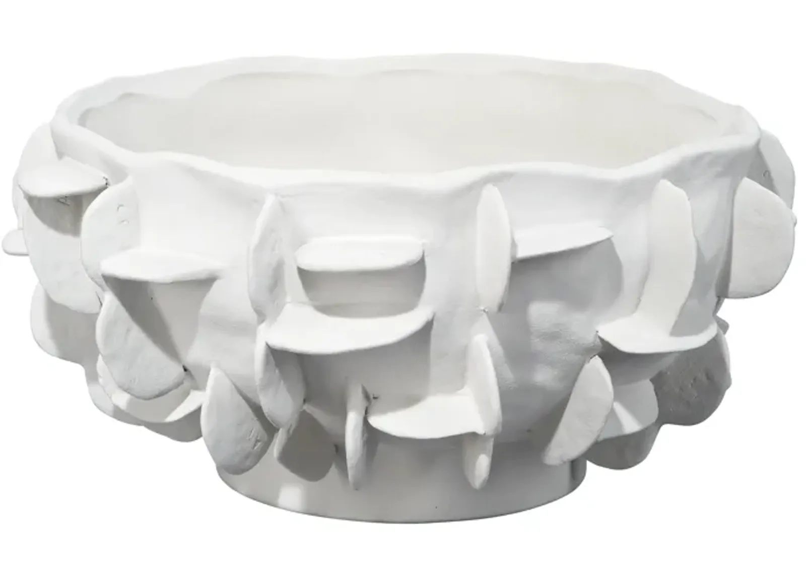 Helios Ceramic Bowl, White