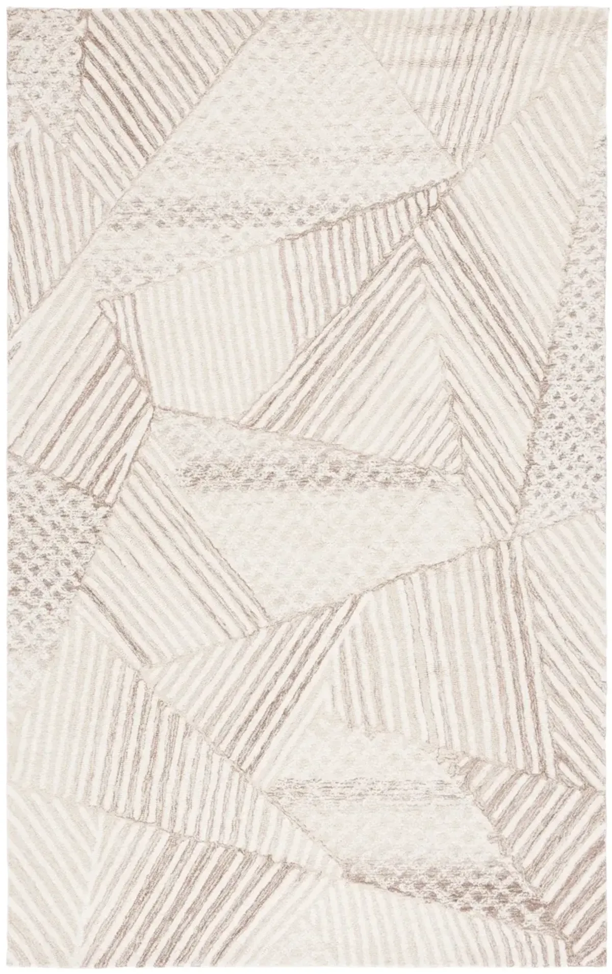 ABSTRACT 929 IVORY  8' x 10' Large Rectangle Rug