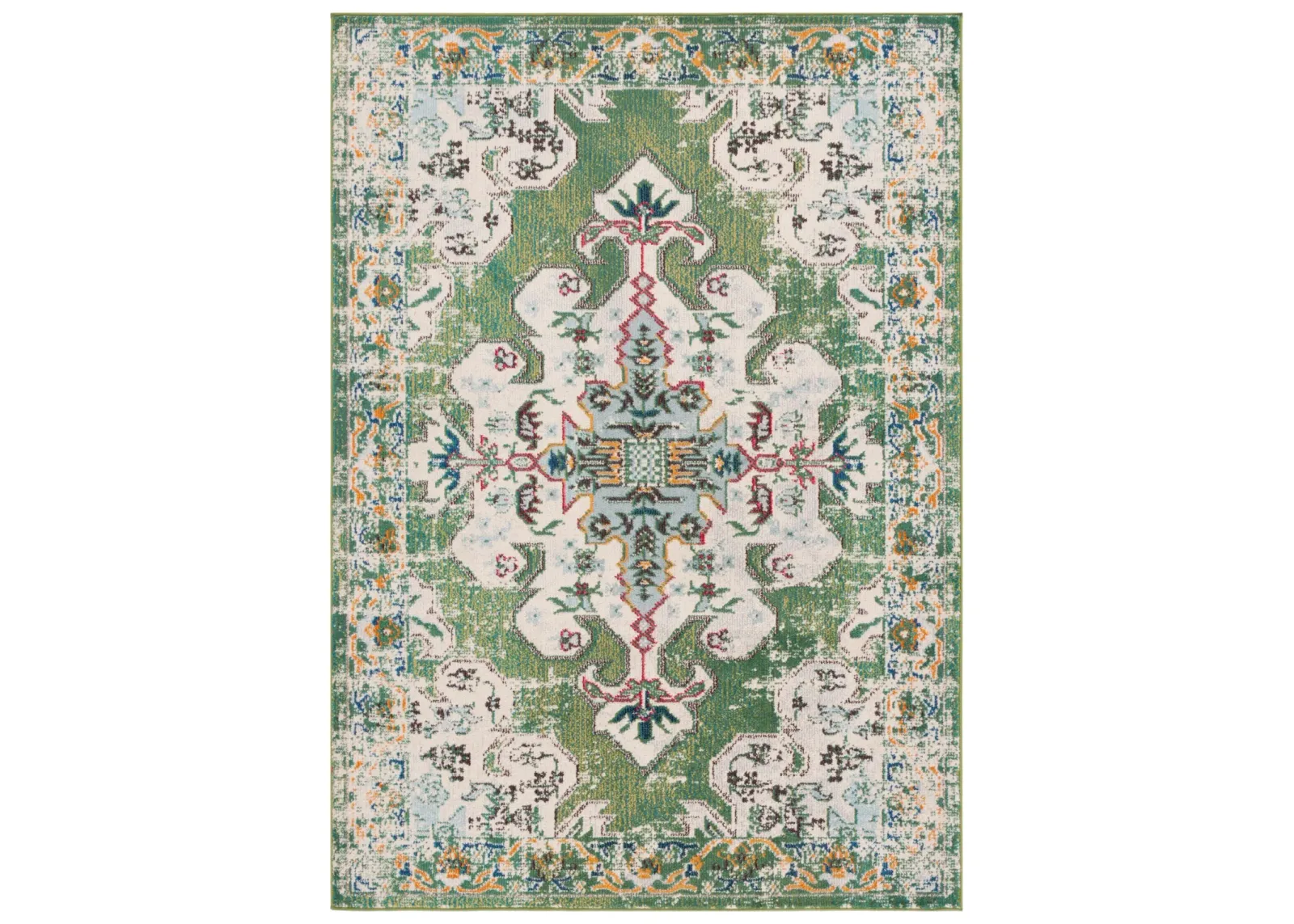 MADISON 452 GREEN  9' x 12' Large Rectangle Rug