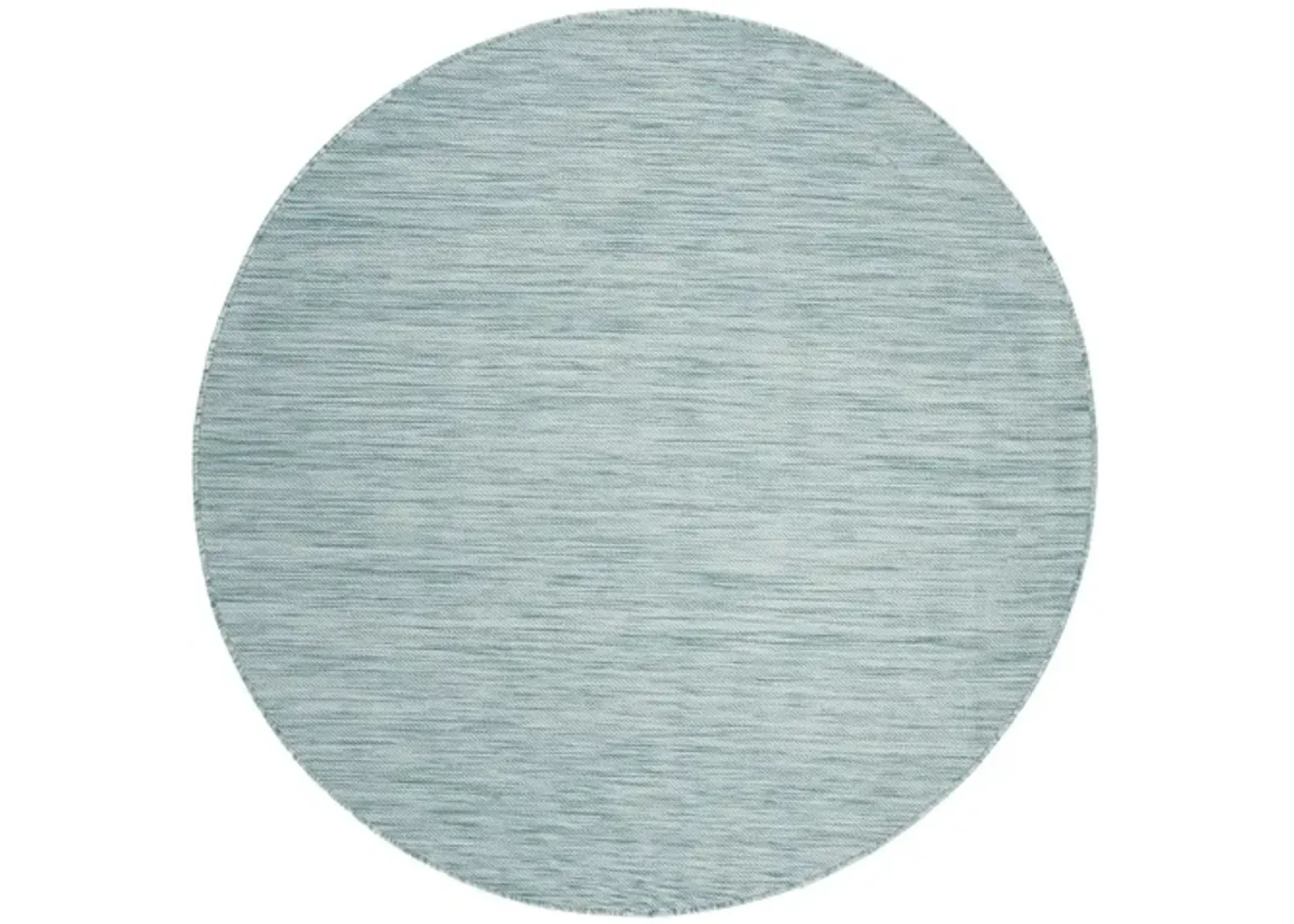 BEACH HOUSE Collection BHS218J-7R Aqua 6'-7" X 6'-7" Round