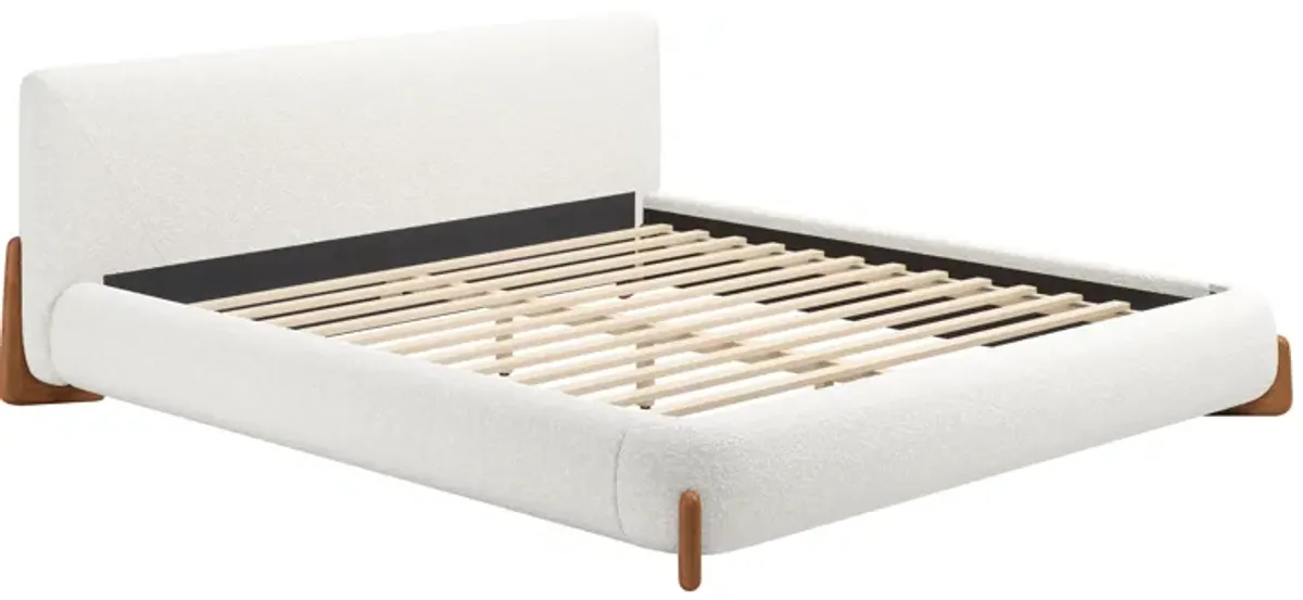 Baris King Bed Ivory