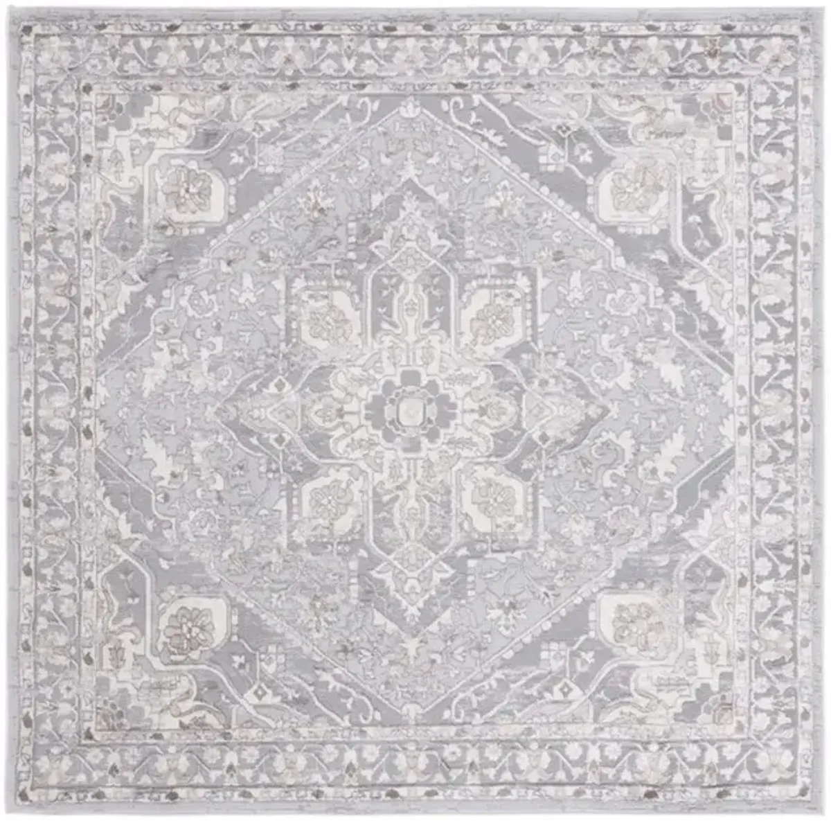 ETERNAL 216 Grey  6'-7' X 6'-7' Square Square Rug