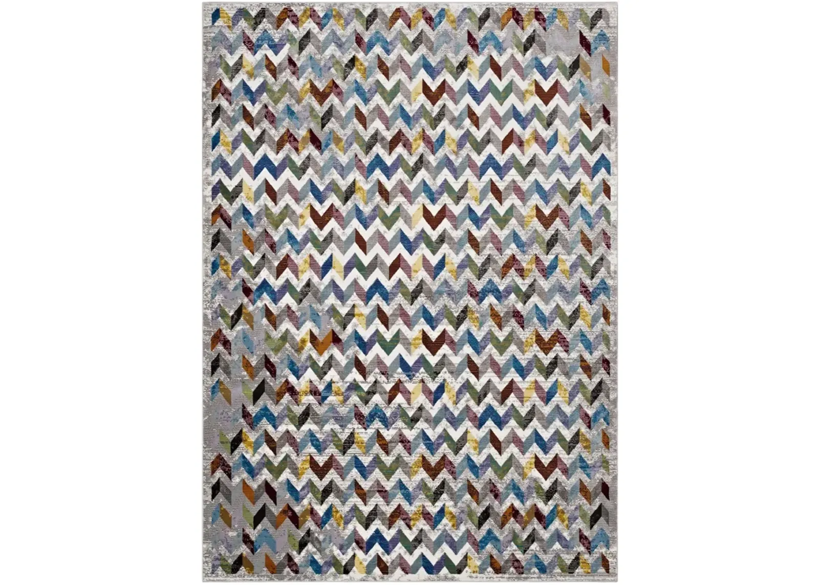 Gemma Chevron Mosaic 5x8
 Area Rug