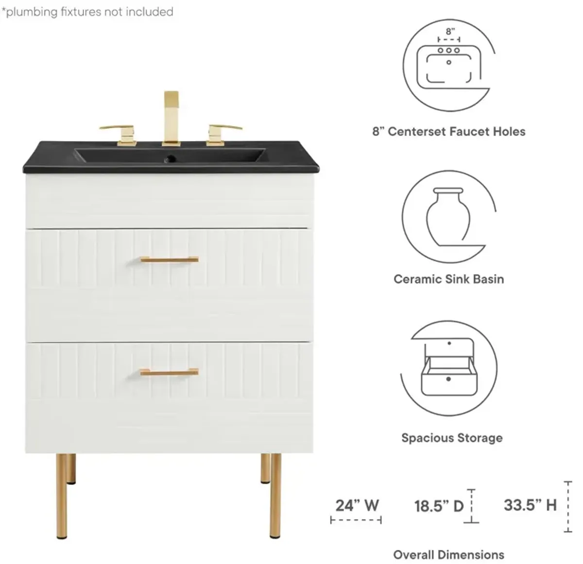 Daybreak 24" Bathroom Vanity