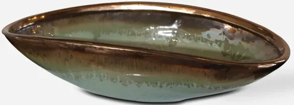 Iroquois Green Glaze Bowl