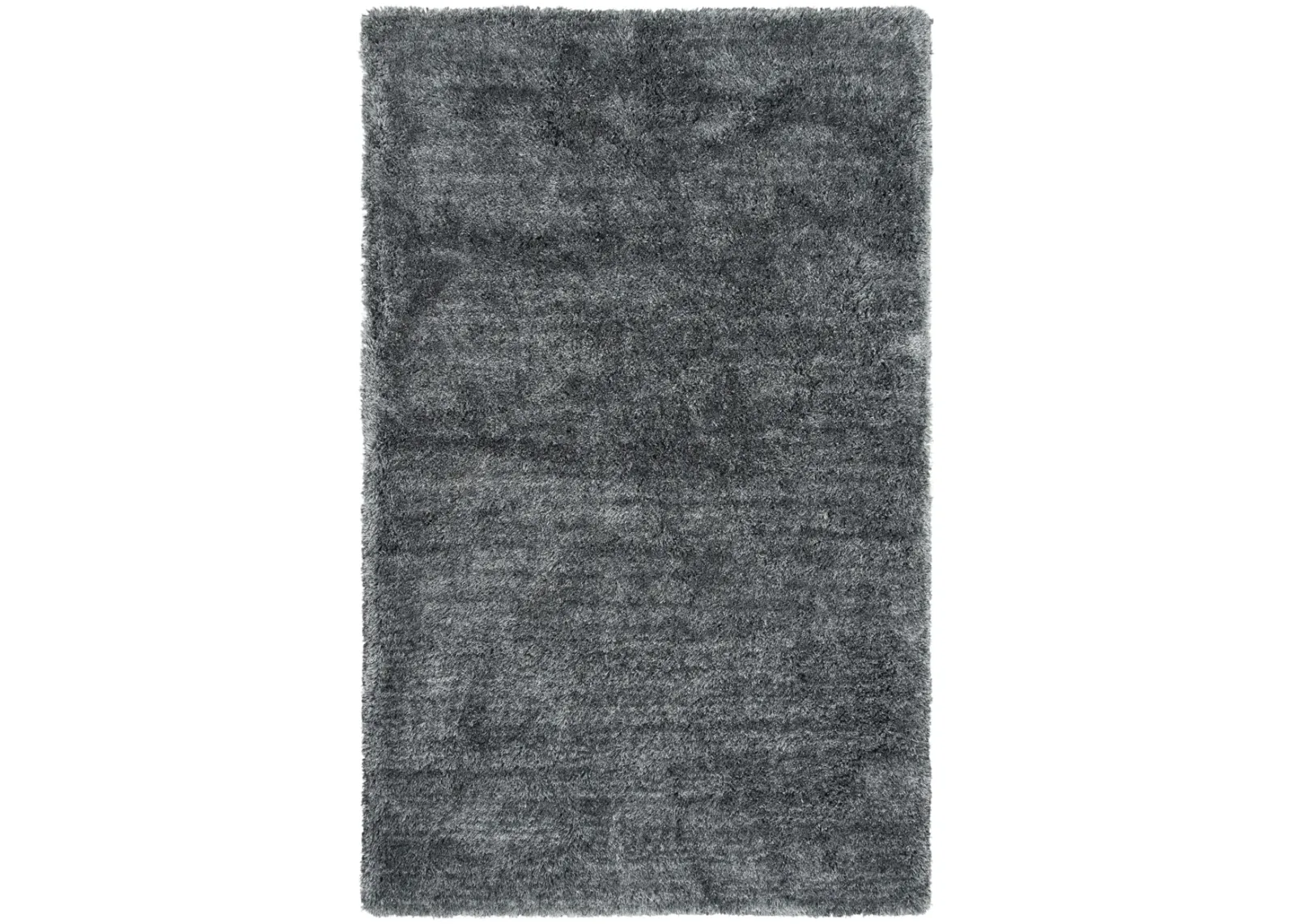 Whistler Gray Solid Polyester 5' x 7'6" Rectangle Rug