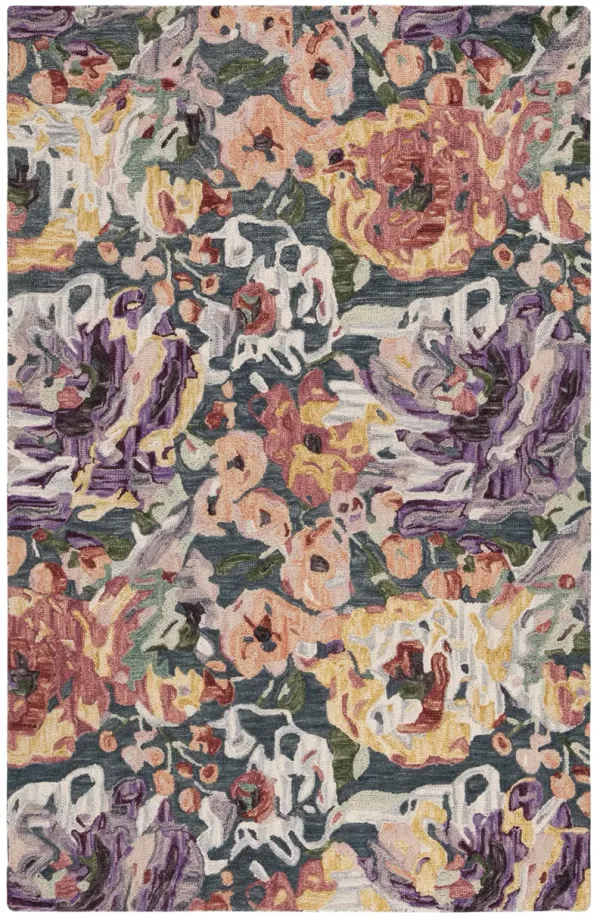 BLOSSOM Hand Tufted 4' x 6' area rug