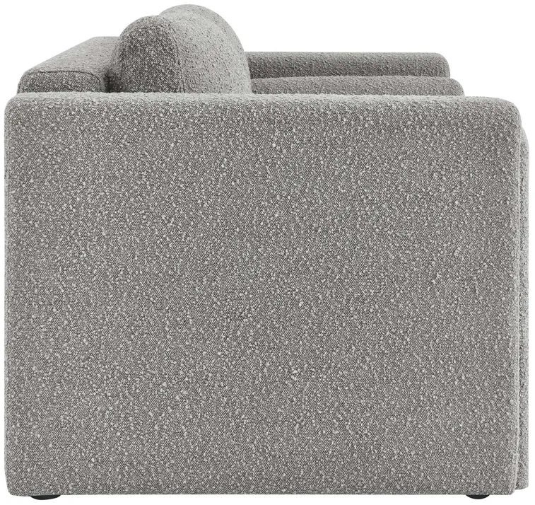 Visible Boucle Fabric Loveseat