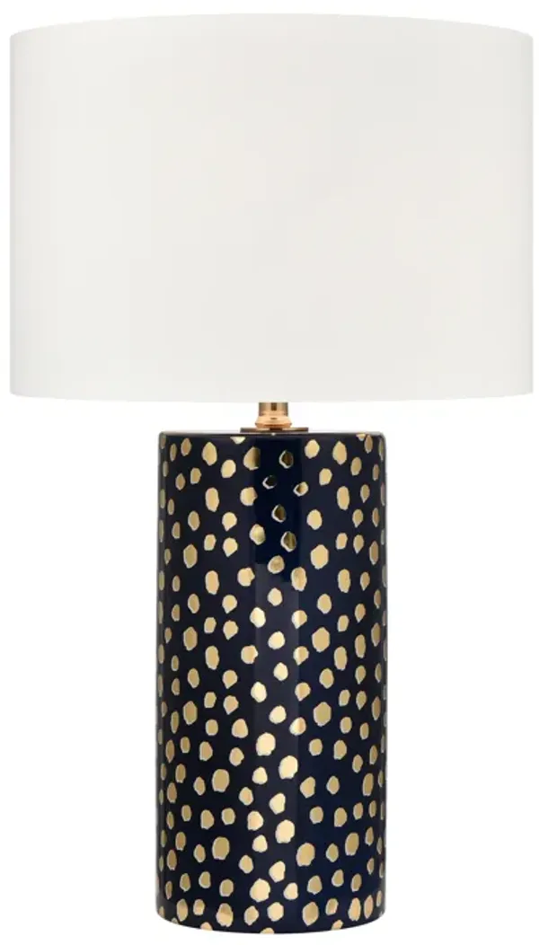 Signe 26" High 1-Light Table Lamp - Navy