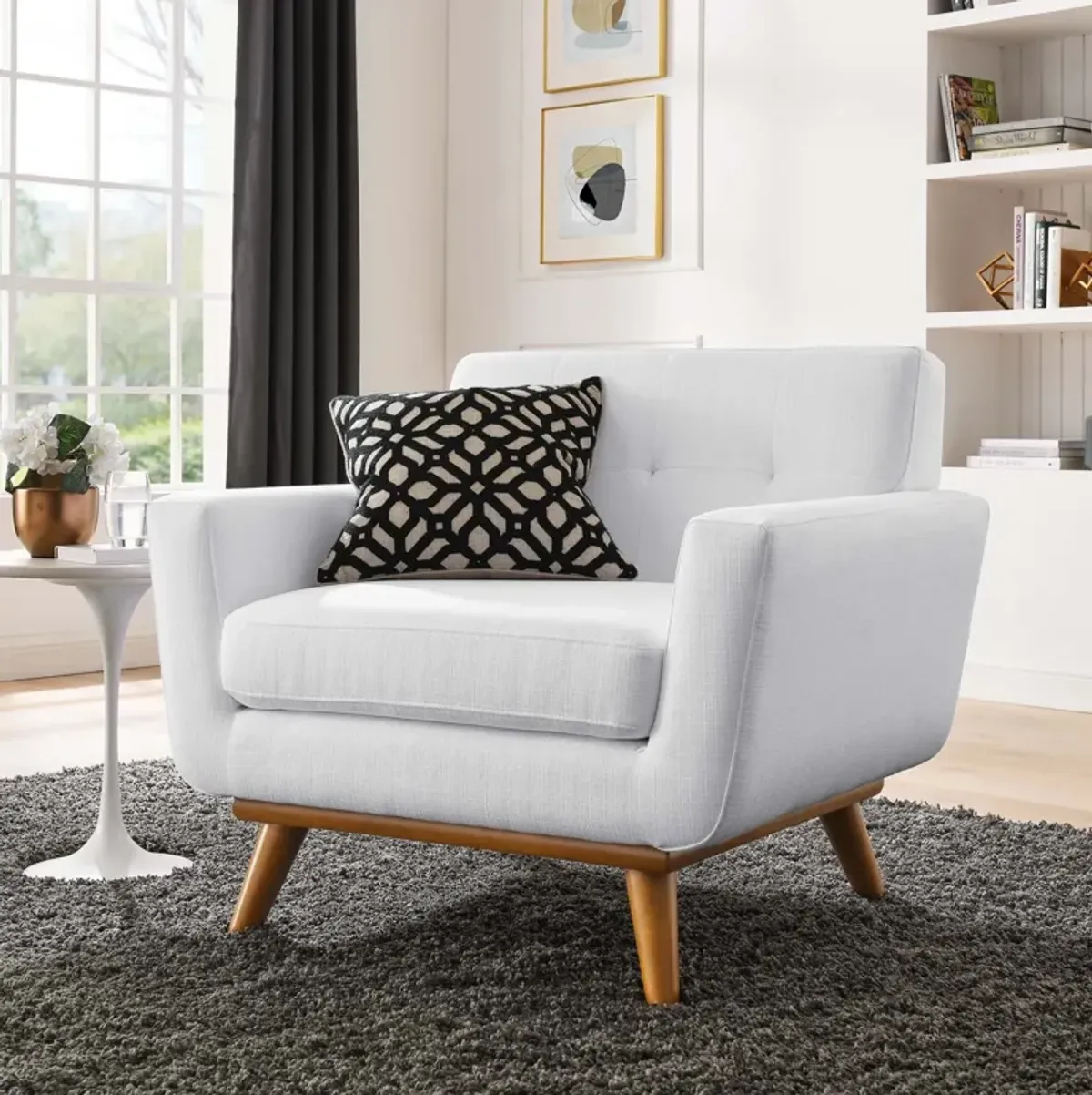 Engage Upholstered Fabric Armchair