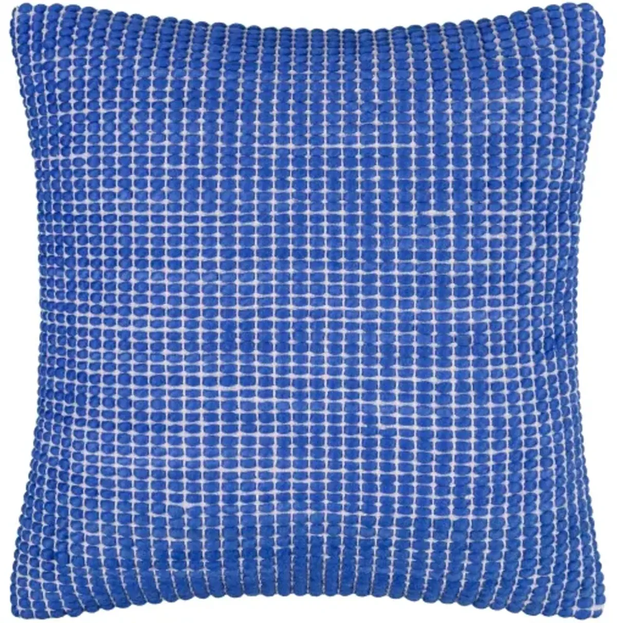 Chunky Grid CUG-004 22"L x 22"W Accent Pillow  - Poly Insert