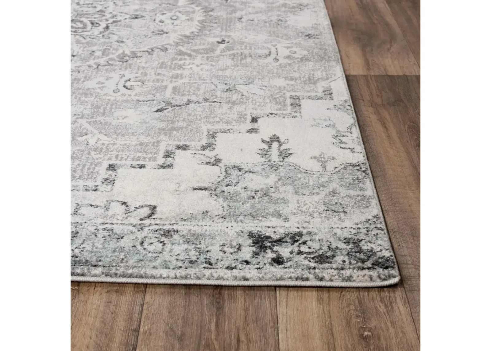 Odyssey M. Gray  Polypropylene 2'6"x7'6" Runner Rug