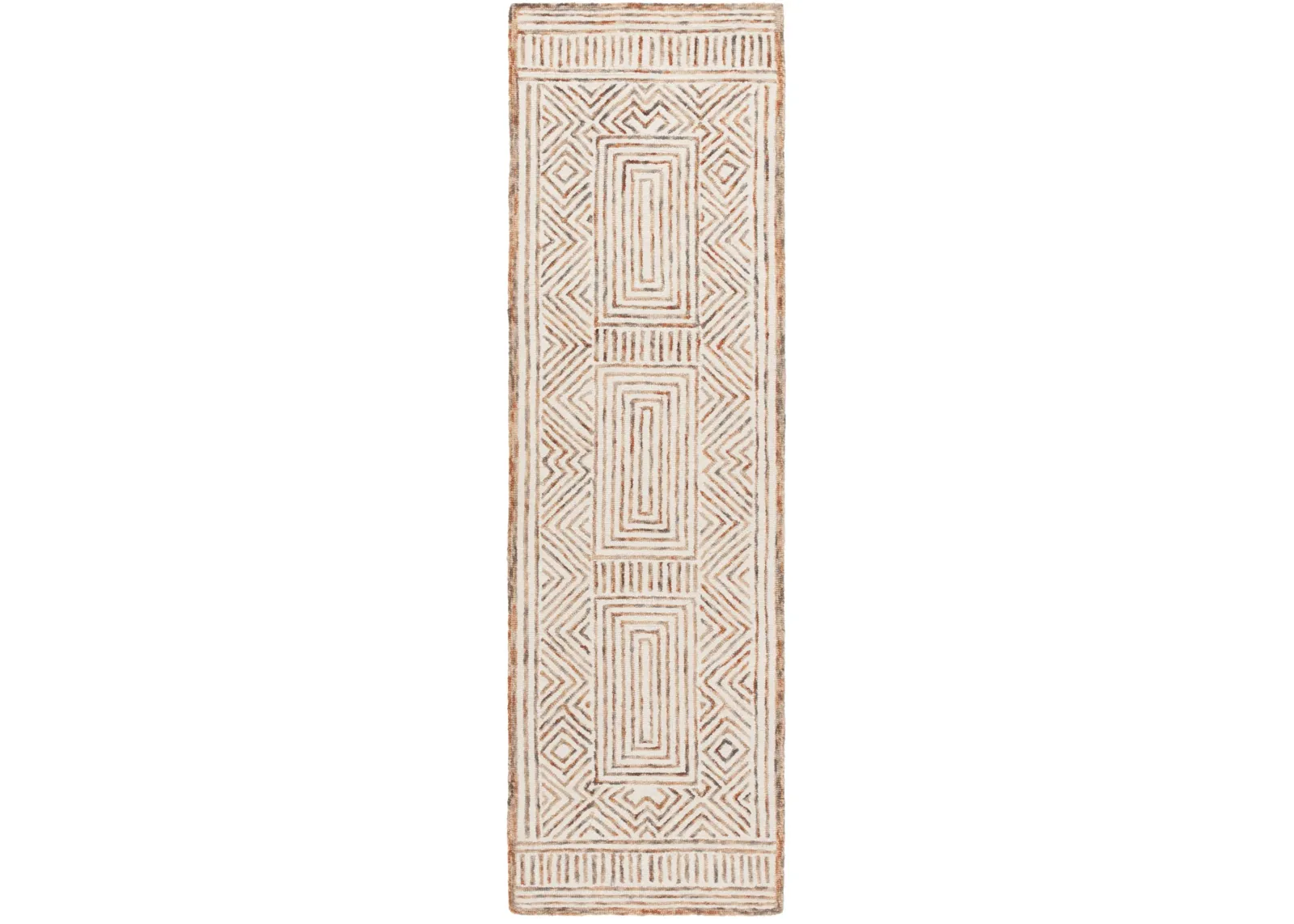 METRO 382 IVORY  2'-3' x 8' Runner Rug