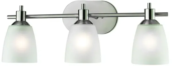 Jackson 22" Wide 3-Light Vanity Light - Brushed Nickel