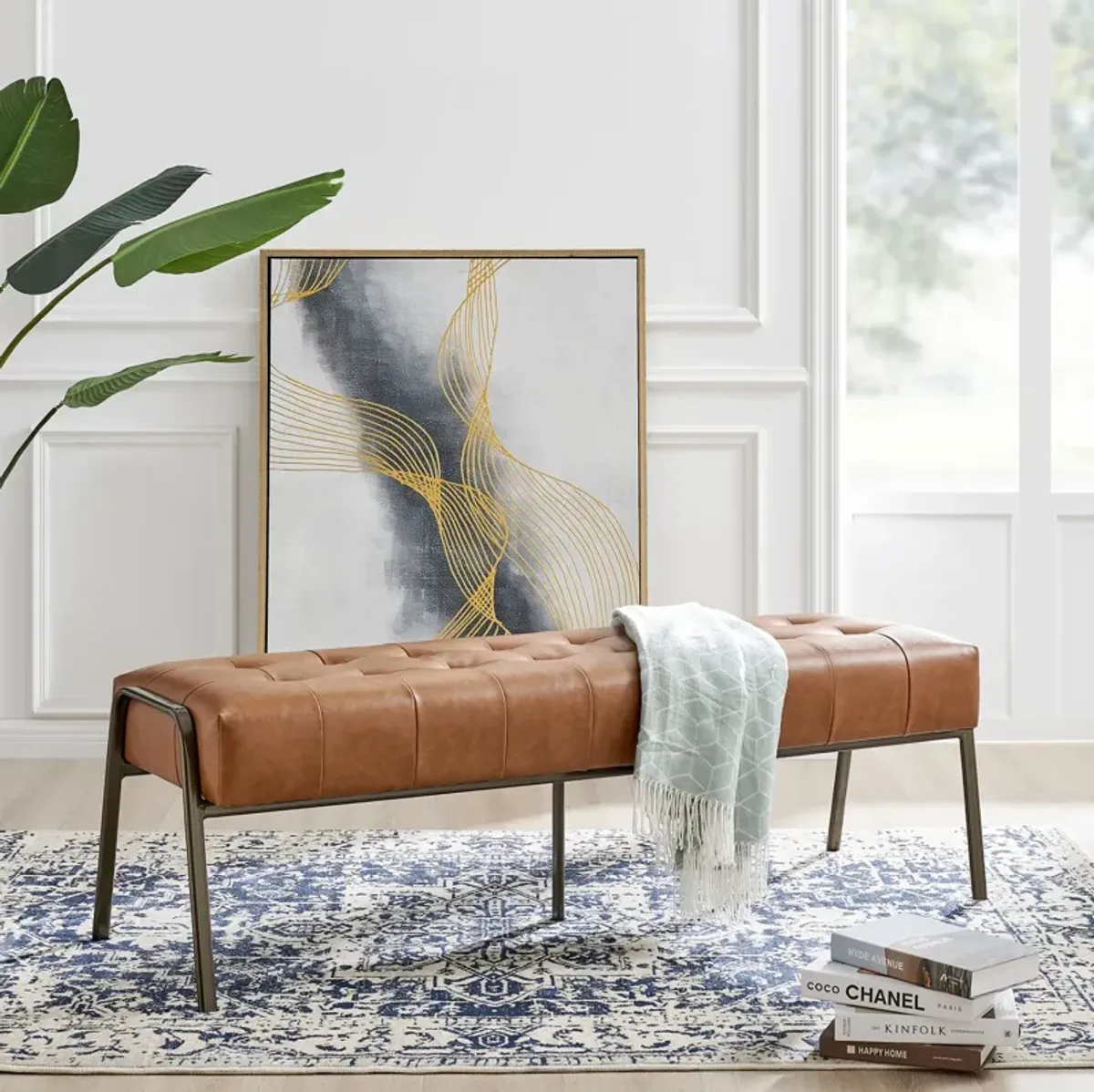 Venturi Tufted Bench